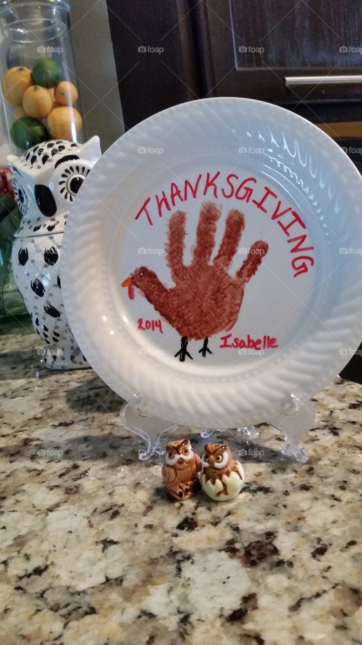 thanksgiving gift from goddaughter