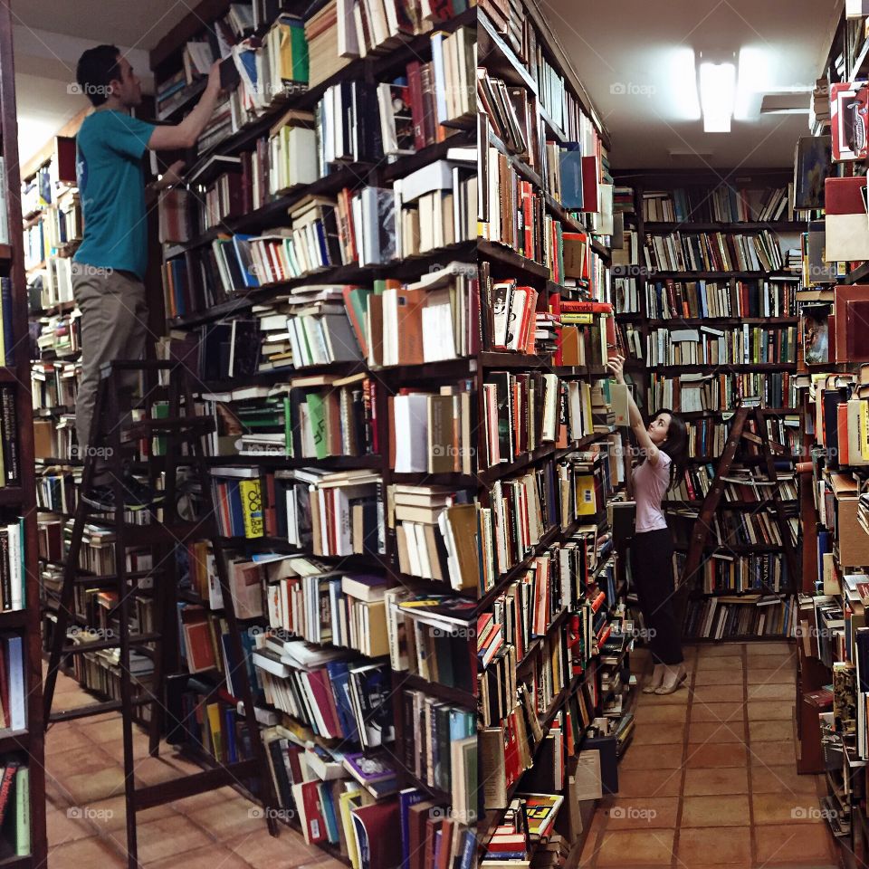 Book shopping at one of my favorite book stores in Houston, TX, Becker's Books 