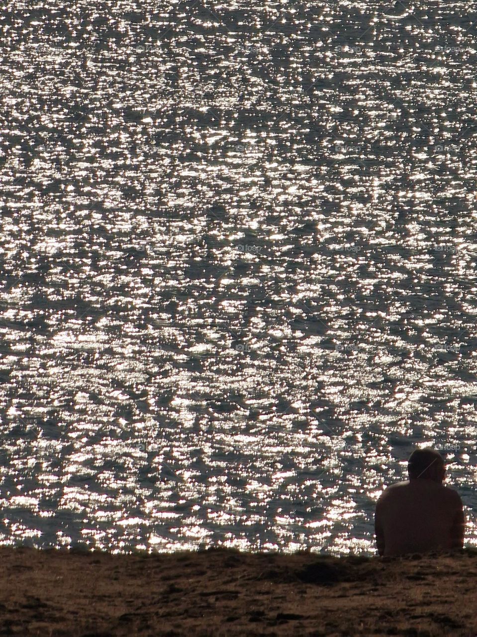 stillness on the beach