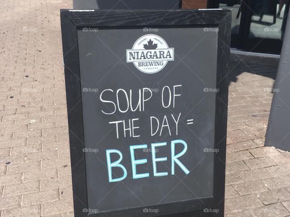 Niagara brewing , tour an lunch .. I’m getting the soup!!!