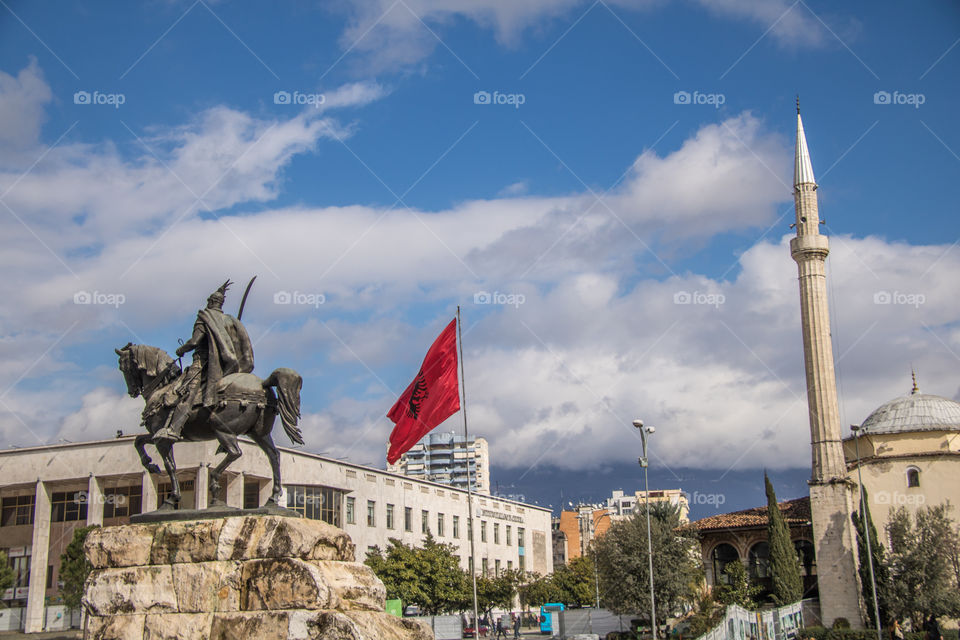 Tirana main square 