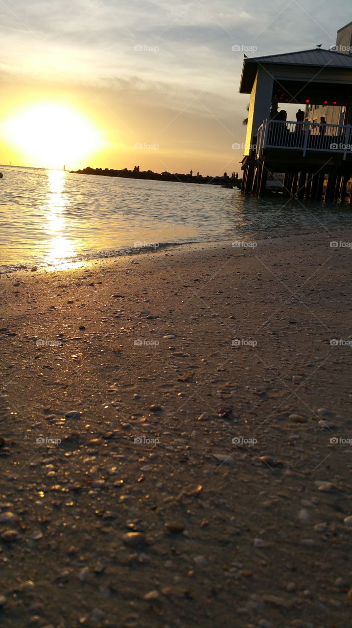 Clearwater Beach, Florida sunset.