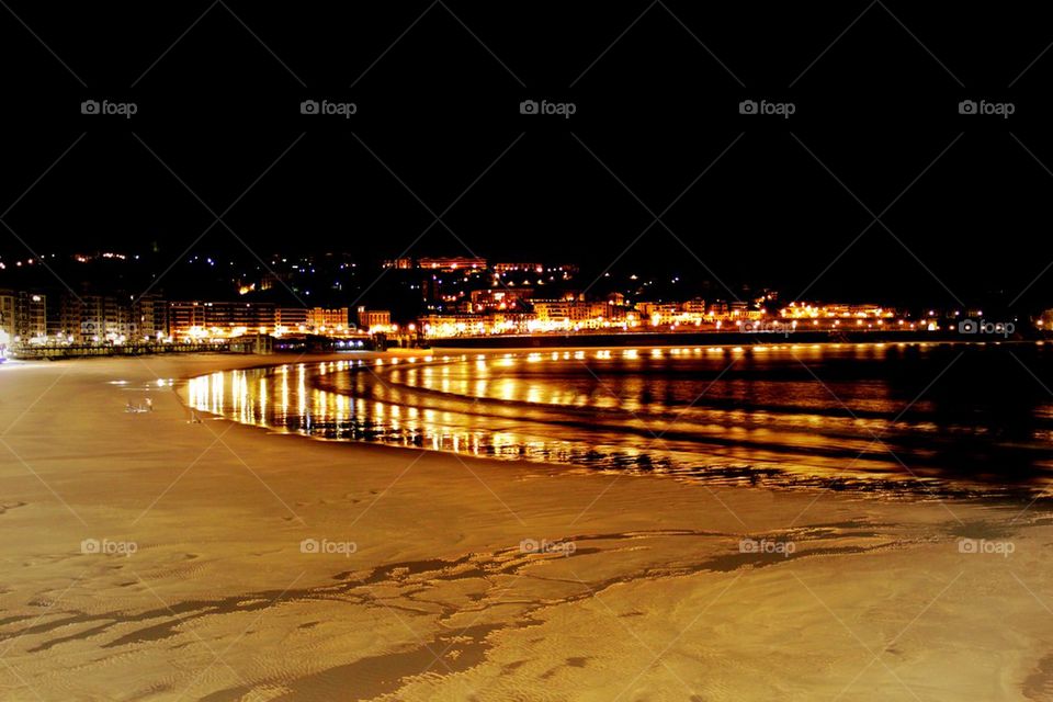 San Sebastián night