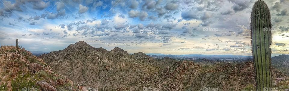 Desert Mountain panoramic