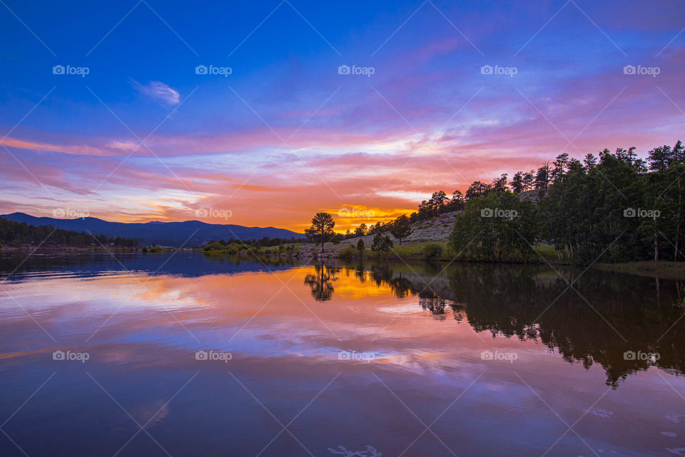 Sunset reflection 