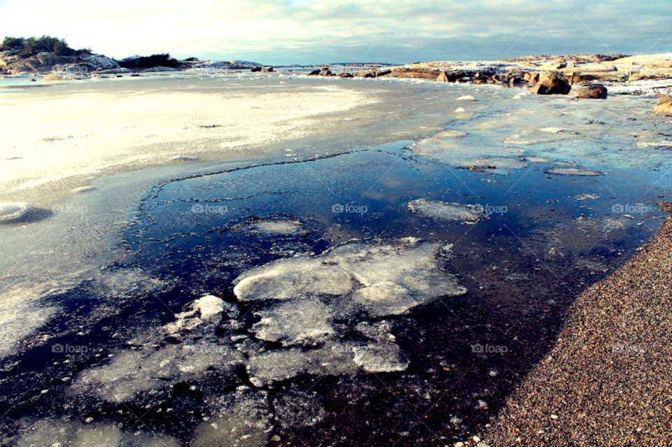 sky nature visitsweden winter by merethe