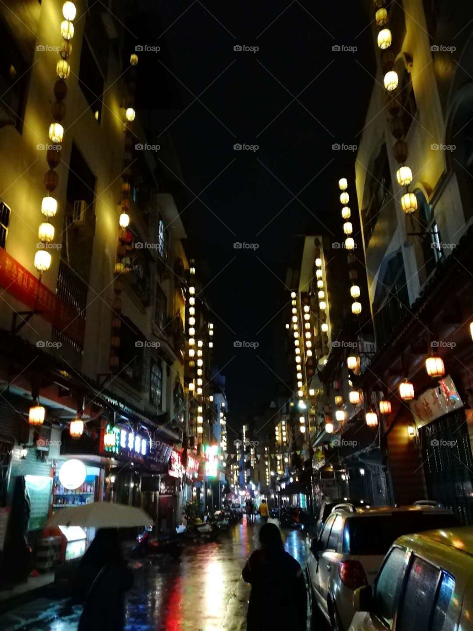 Night life in China 