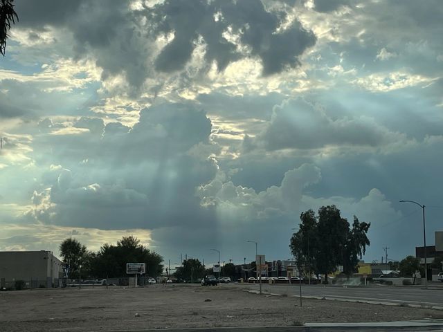 Cloudy Phoenix skys