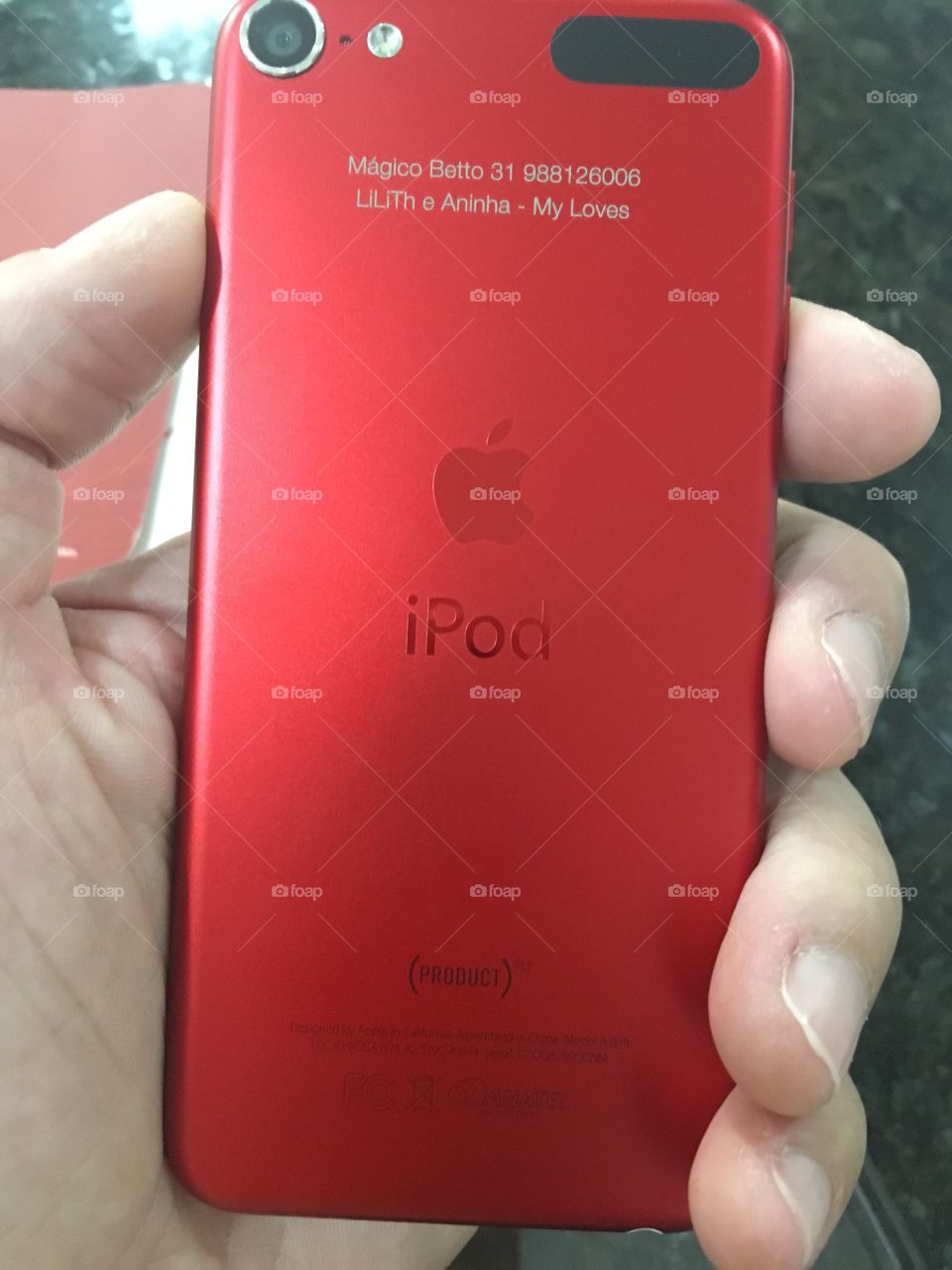 iPod Touch 
My family 