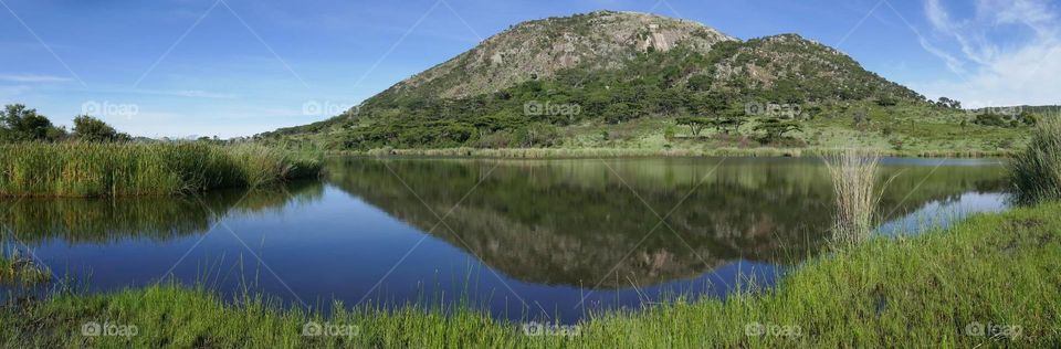 A panorama in Nyanga, Zimbabwe 