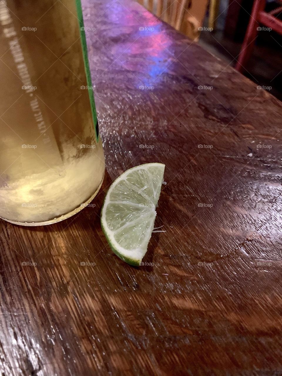 Beer and lime