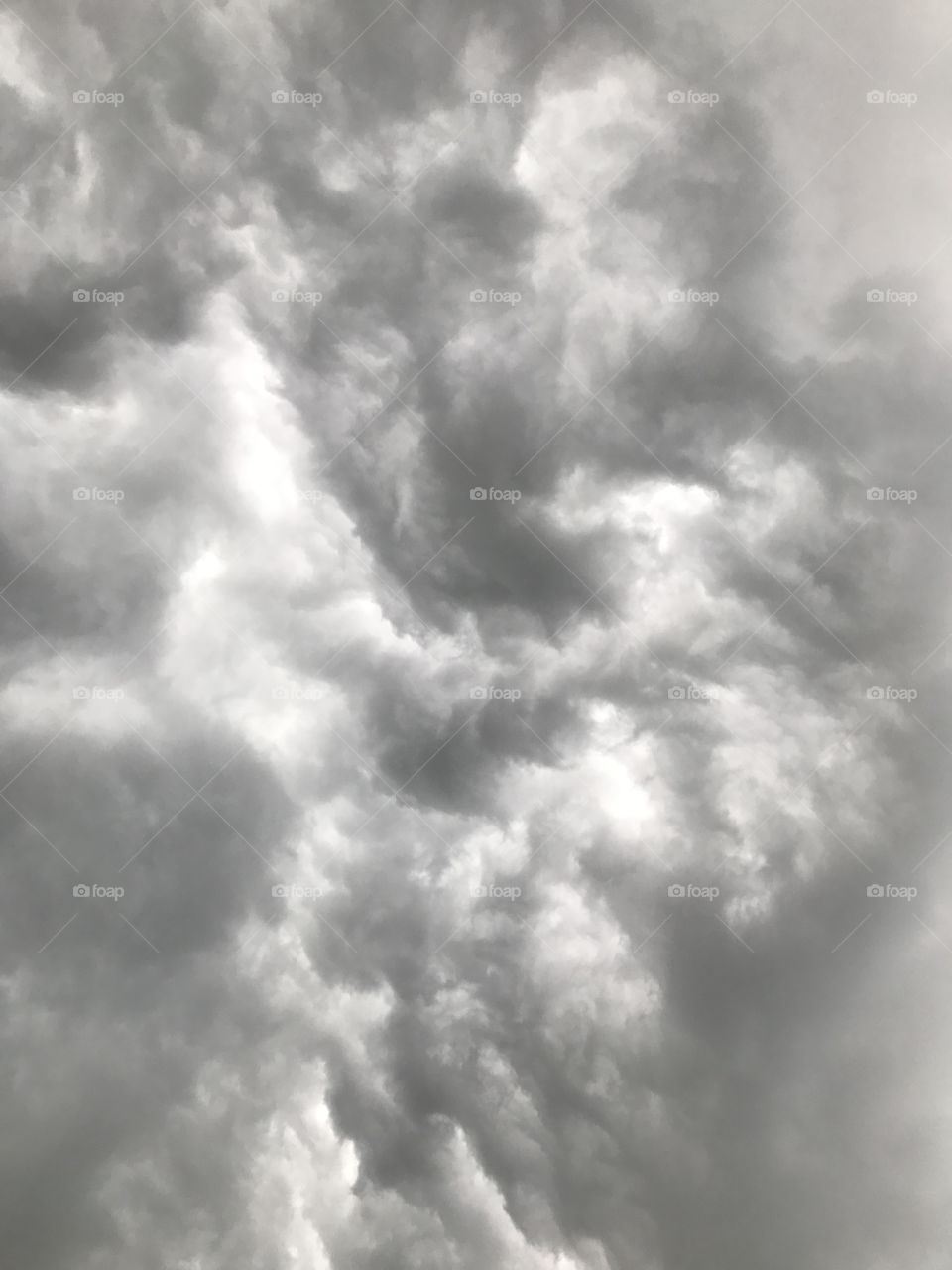 Grey clouds rain approach 