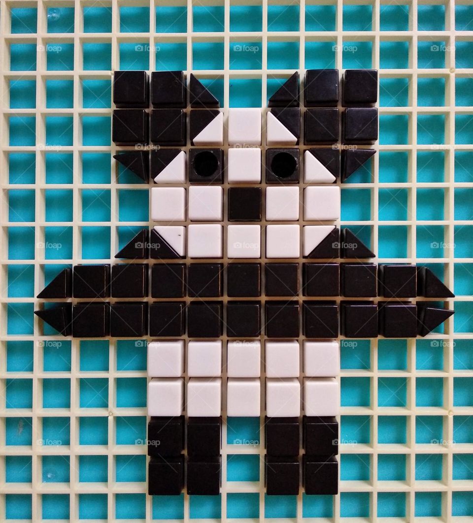 Children's game mosaic