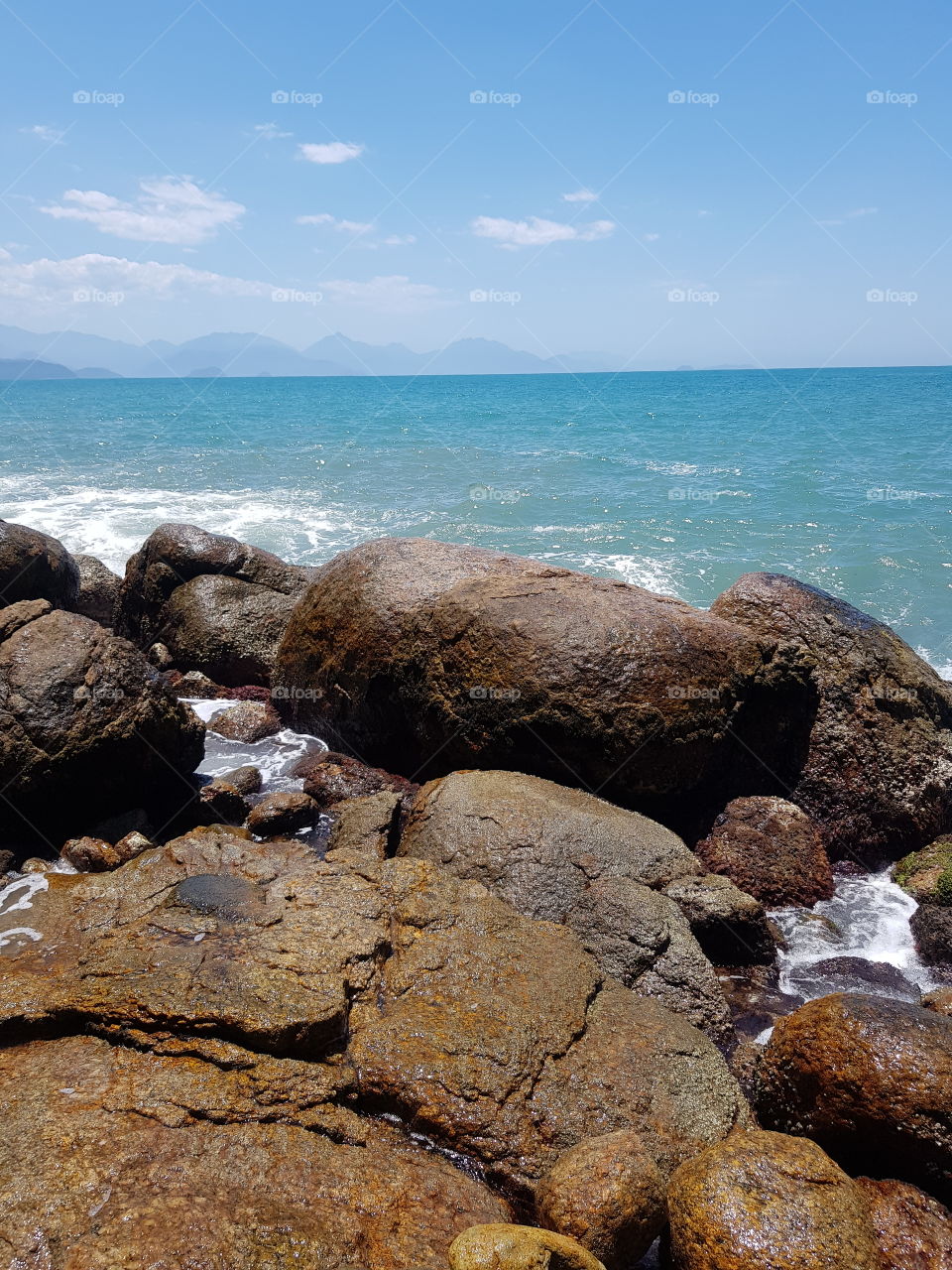 praia cedrinha, ubatuba, pedras, mar, natureza
