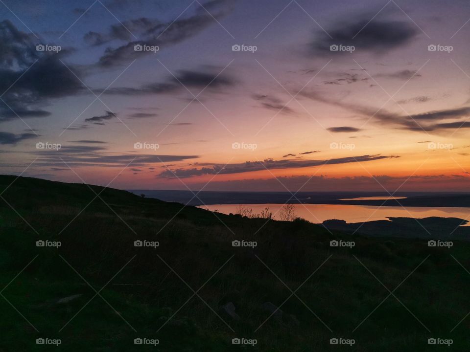 Sunset sky mood clouds nature