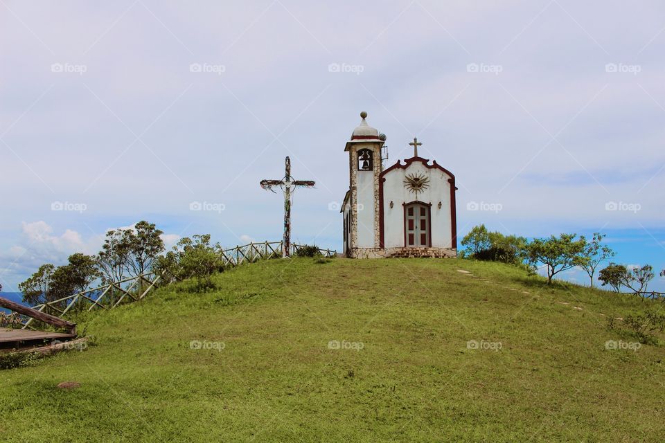 Old church on top of a mountain