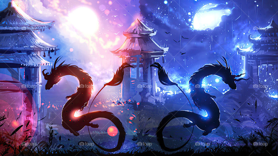 The View of Day and Night Both at Same Time .