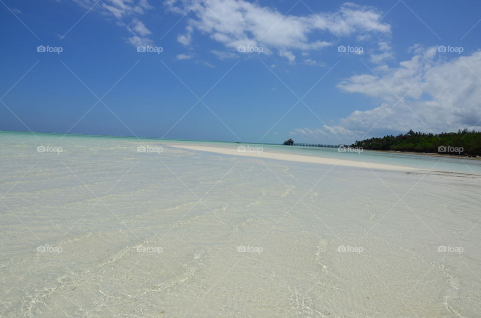 Crystal clear waters of Zanzibar