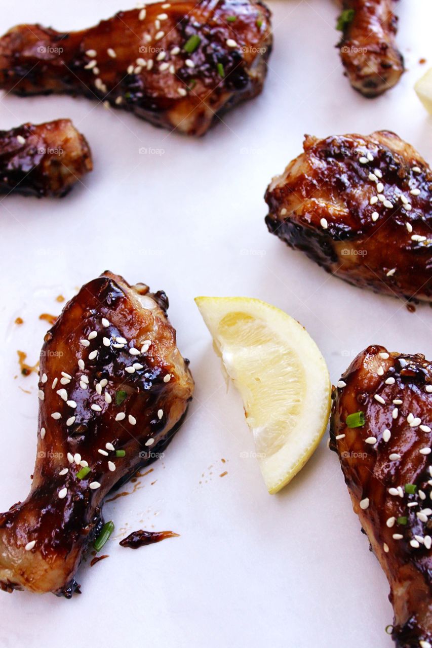 Grilled Teriyaki Drumsticks