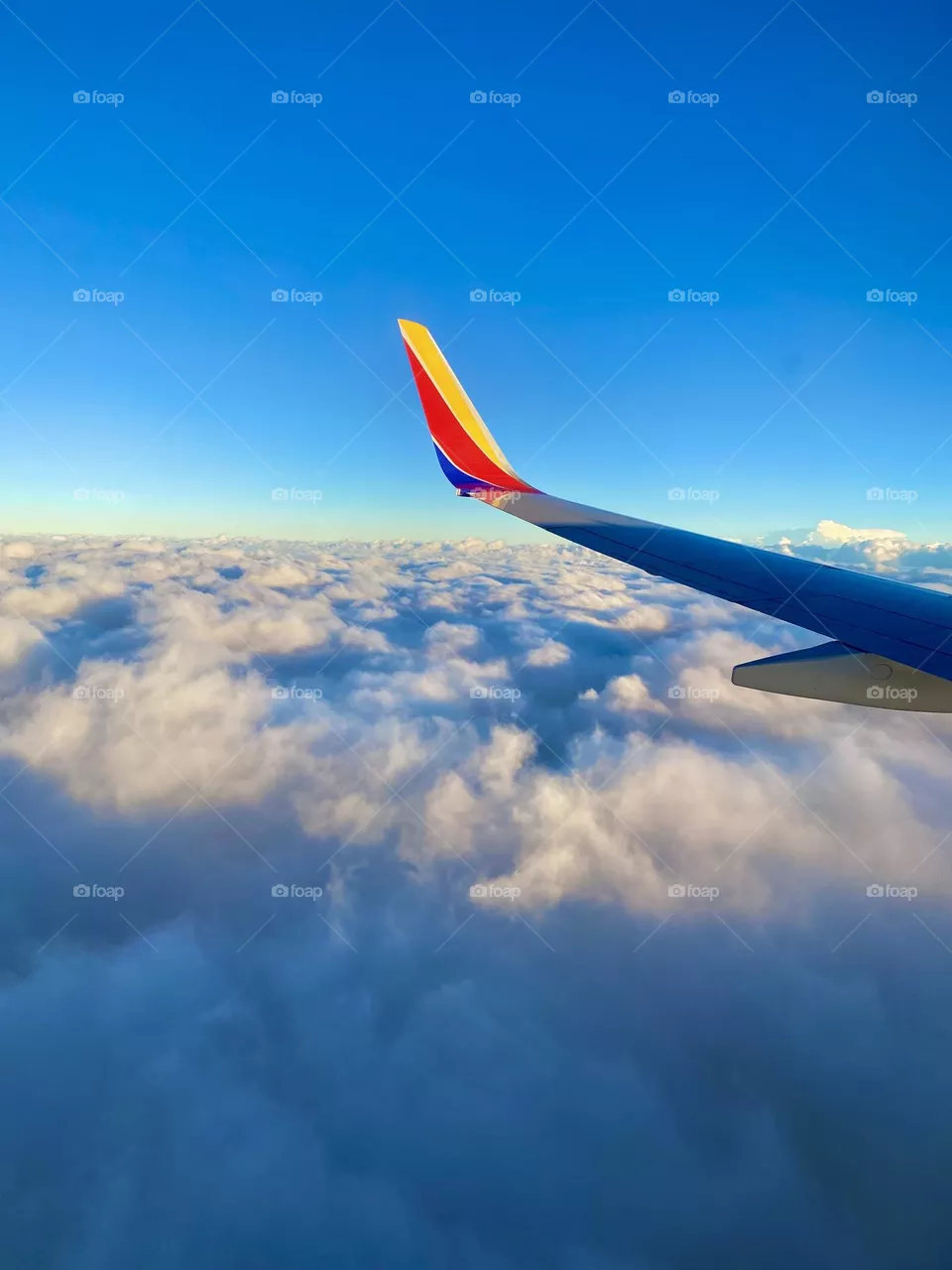 Plane view of the Clouds 