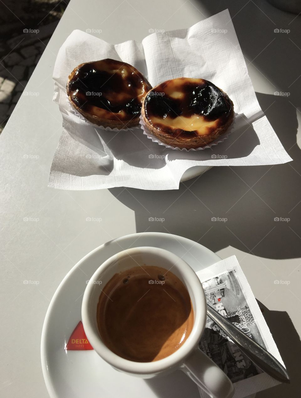 Coffee and cakes from Portugal 