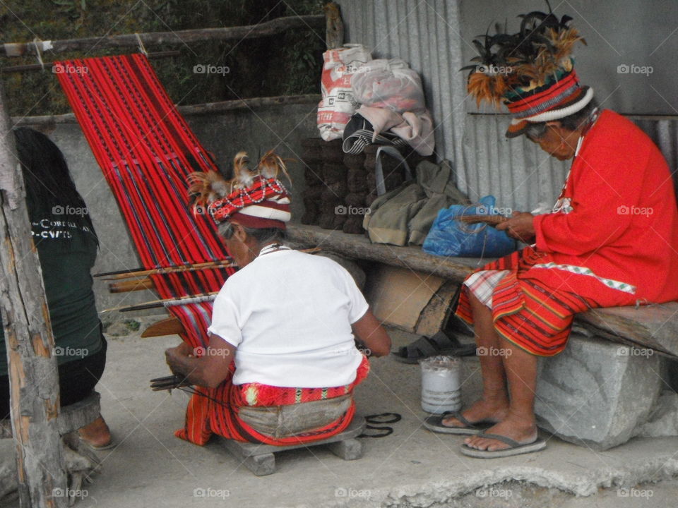 Filipino weavers