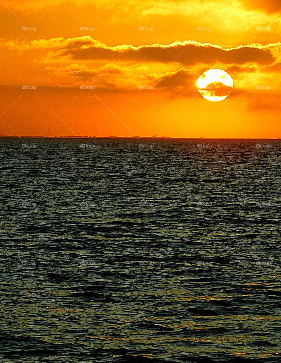 Sunset over the Gulf of Mexico 