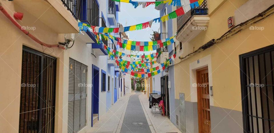 Street#colors#halley#houses#doors#festival