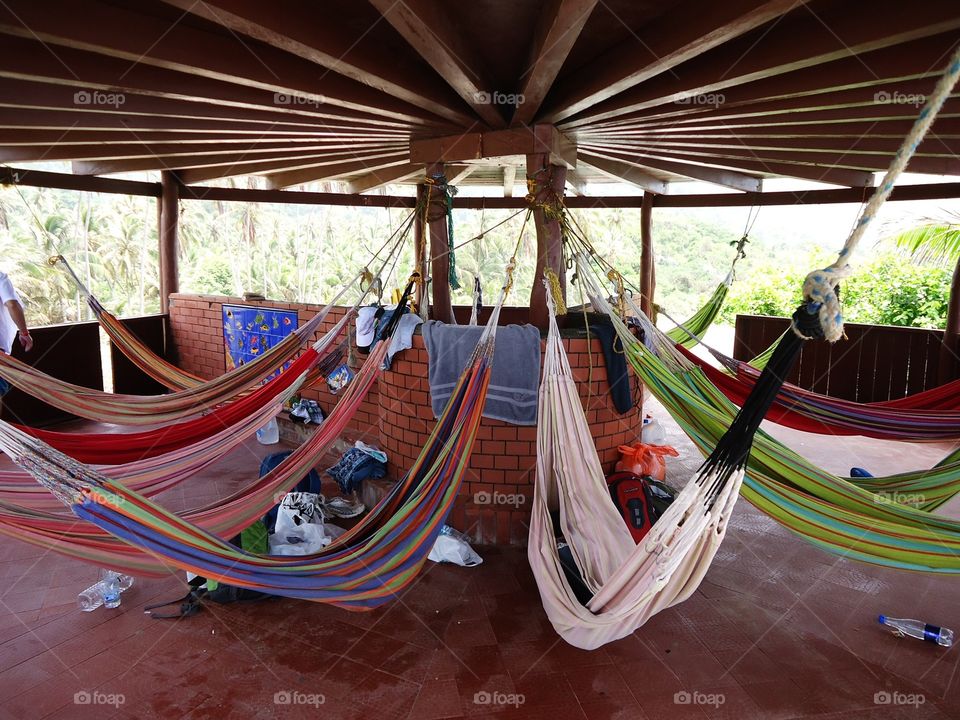 Resting in Hammock