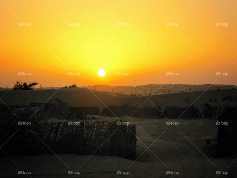 Sunset in Alentejo, Portugal