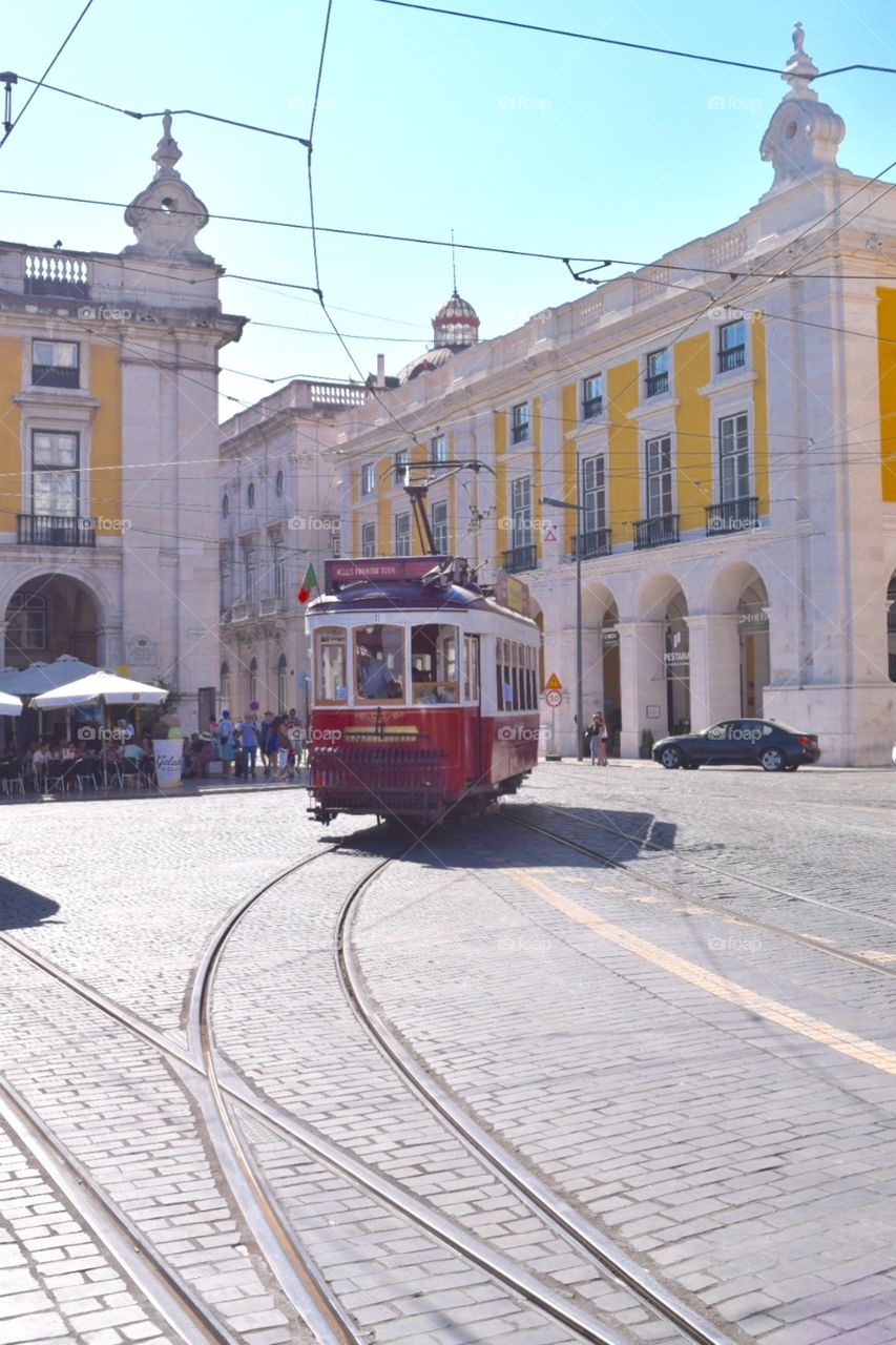The Lisbon tram