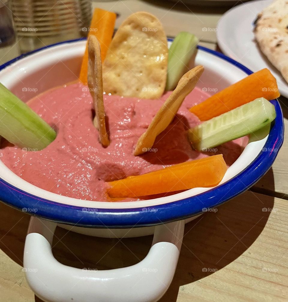 Hummus makes it all better !!