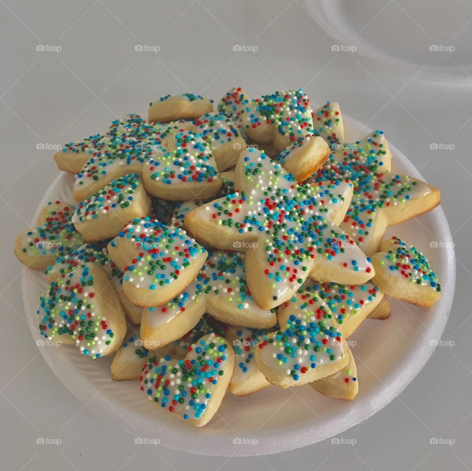 Sprinkled Sugar Cookies