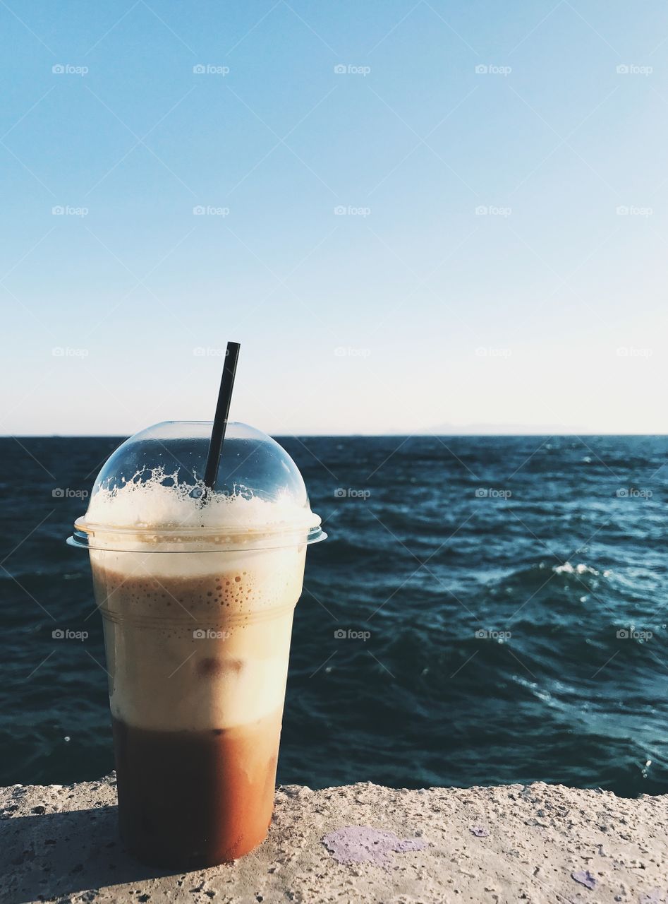 Coffee and sea
