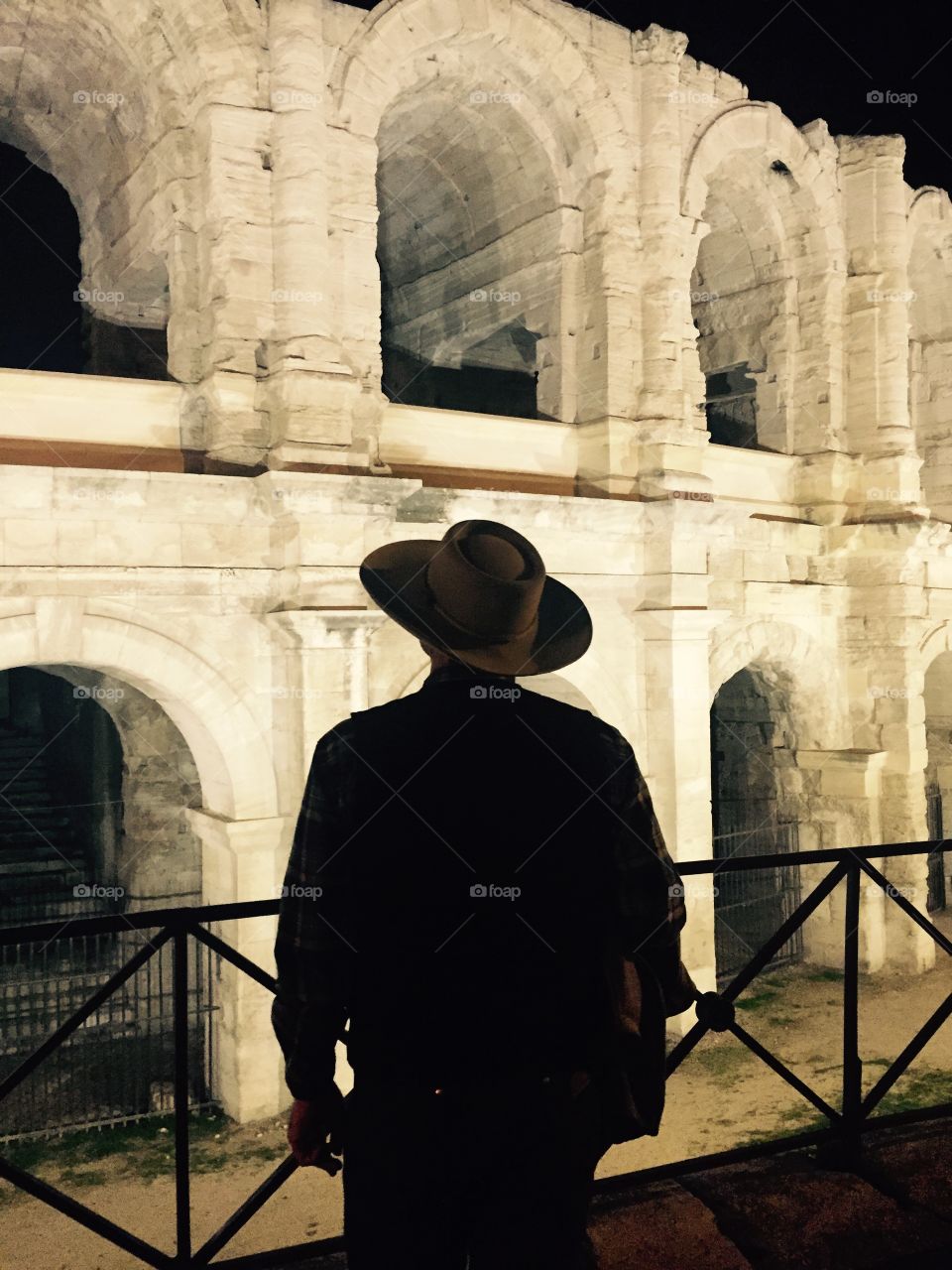 Cowboy at the Colosseum