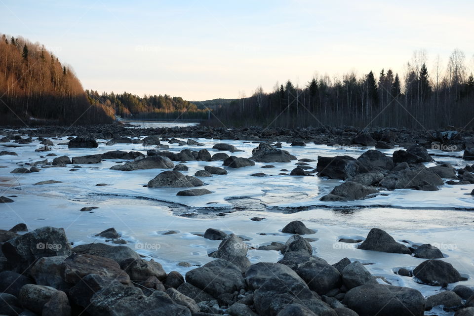 Water, No Person, Snow, Landscape, Nature