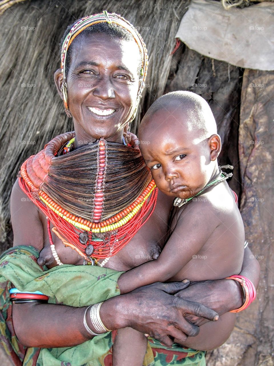 Rendille families in Korr, Kenya