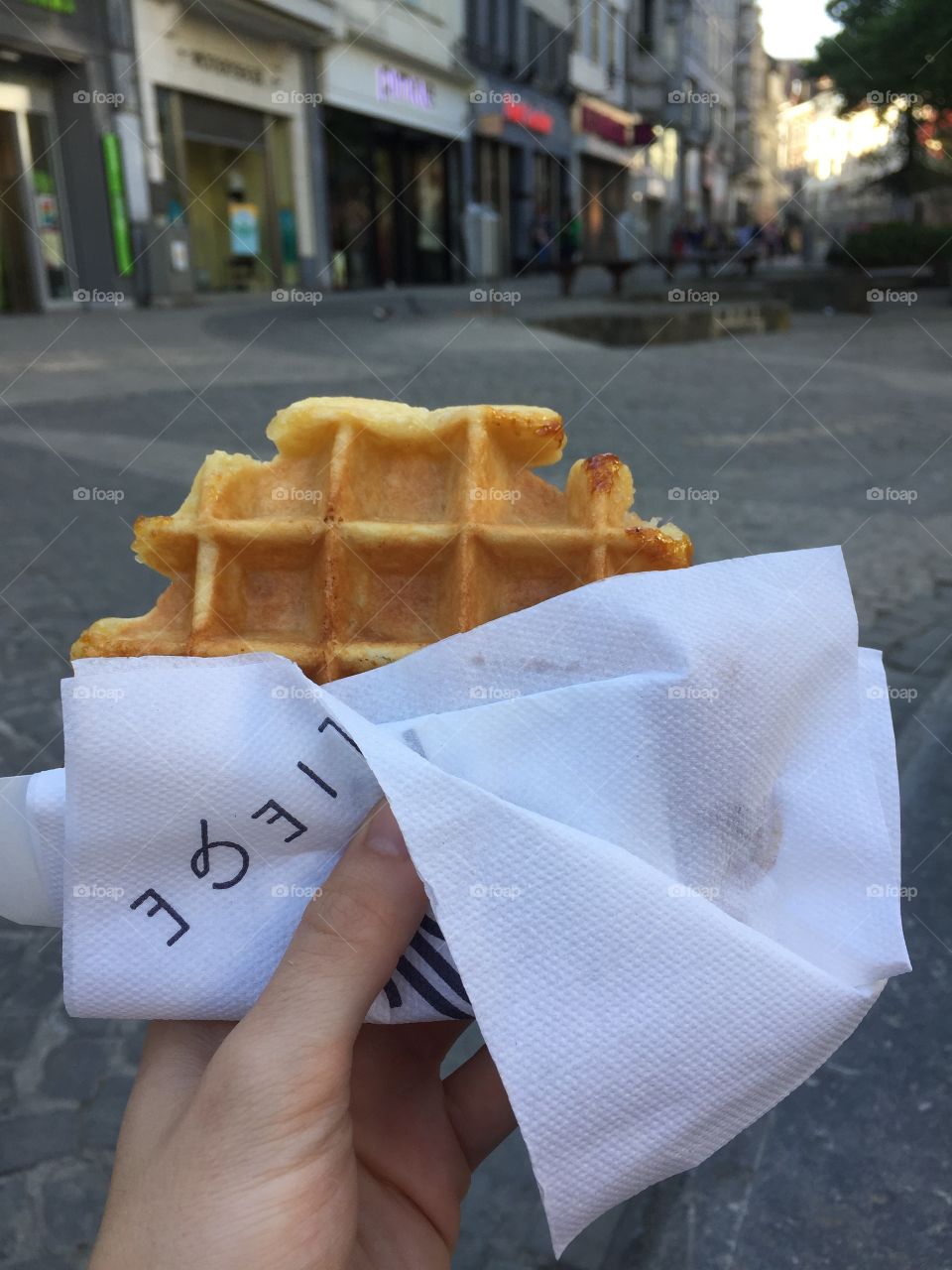 Belgian waffle, Liege, Belgium