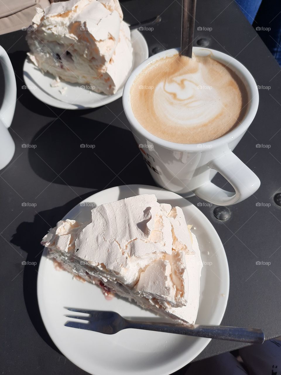 coffee and meringues