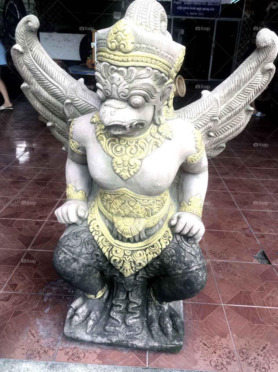 Garuda Statue in Temple, Thailand.
