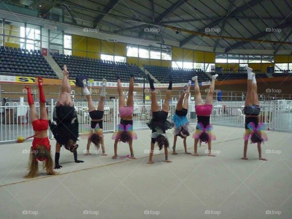 Handstands all round