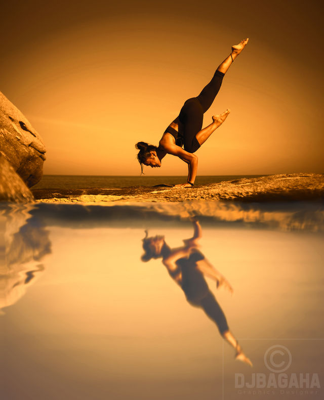 #YogaDay2019 #WaterReflection 
#InternationalDayofYoga#effect #manipulation #ps #adobe #photoshop #edits  #GraphicDesign #Design