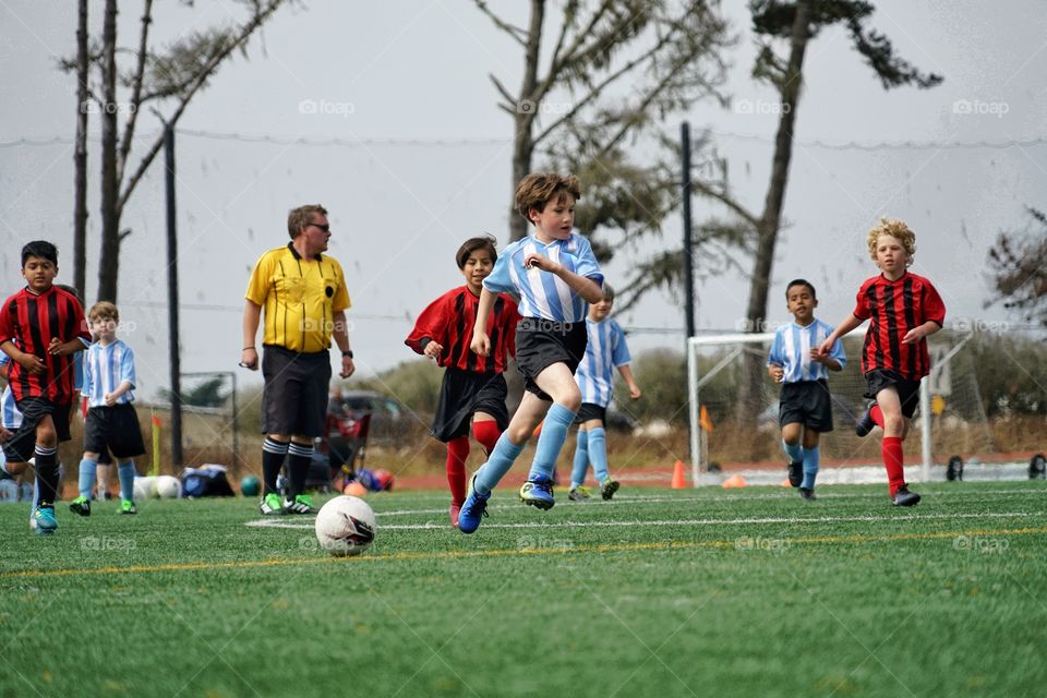 Kids Playing Soccer