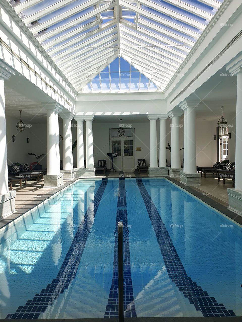 beautiful indoor swimming pool