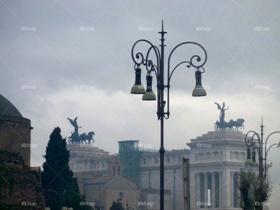 Victor Emmanuel II view, Rome, Italy