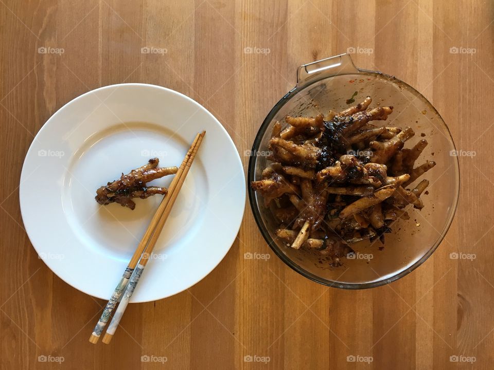 Chinese Spicy Chicken Feet