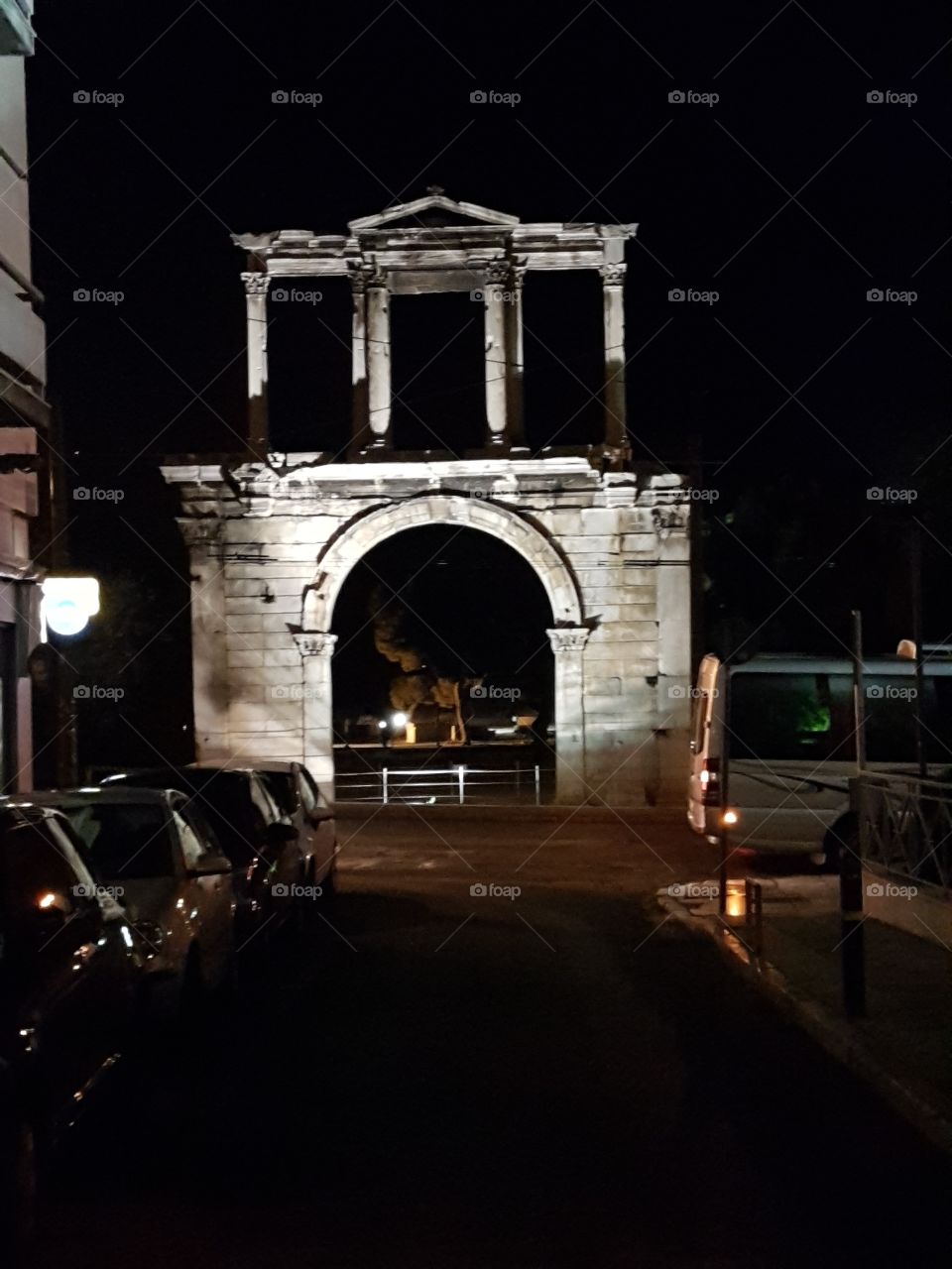 Athens by night