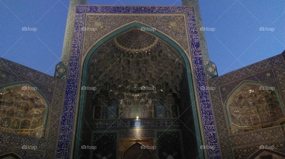 king abbas place ,esfahan, iran