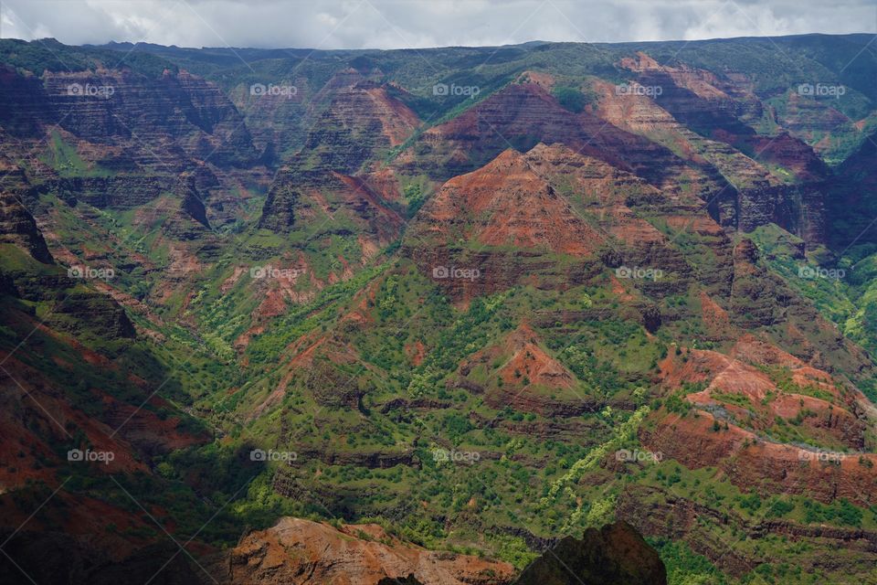 Waimea Canyon is referred to as the Grand Canyon of the Pacific