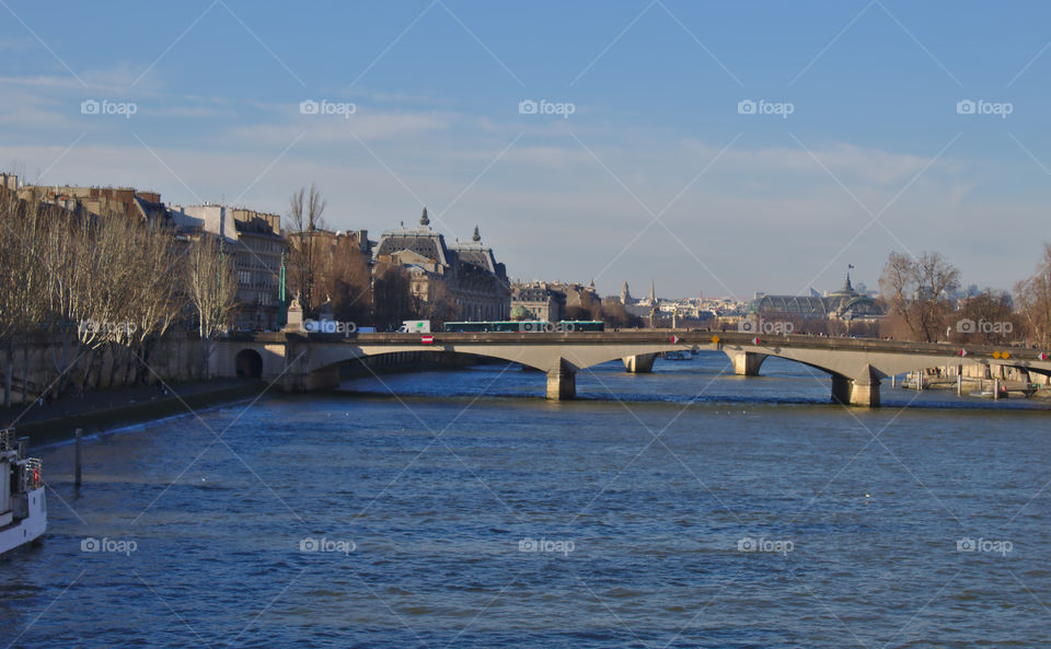 bridge over the Seine in Paris